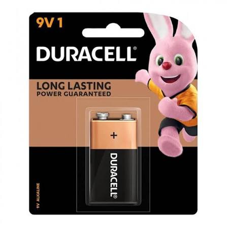 Duracell 9V Alkaline Battery 1 Piece