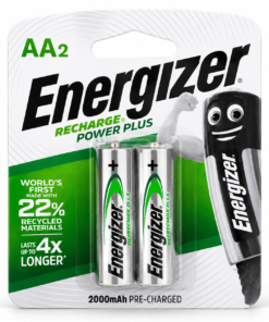 Energizer AA 2000mAh Rechargeable Batteries 2-Pack