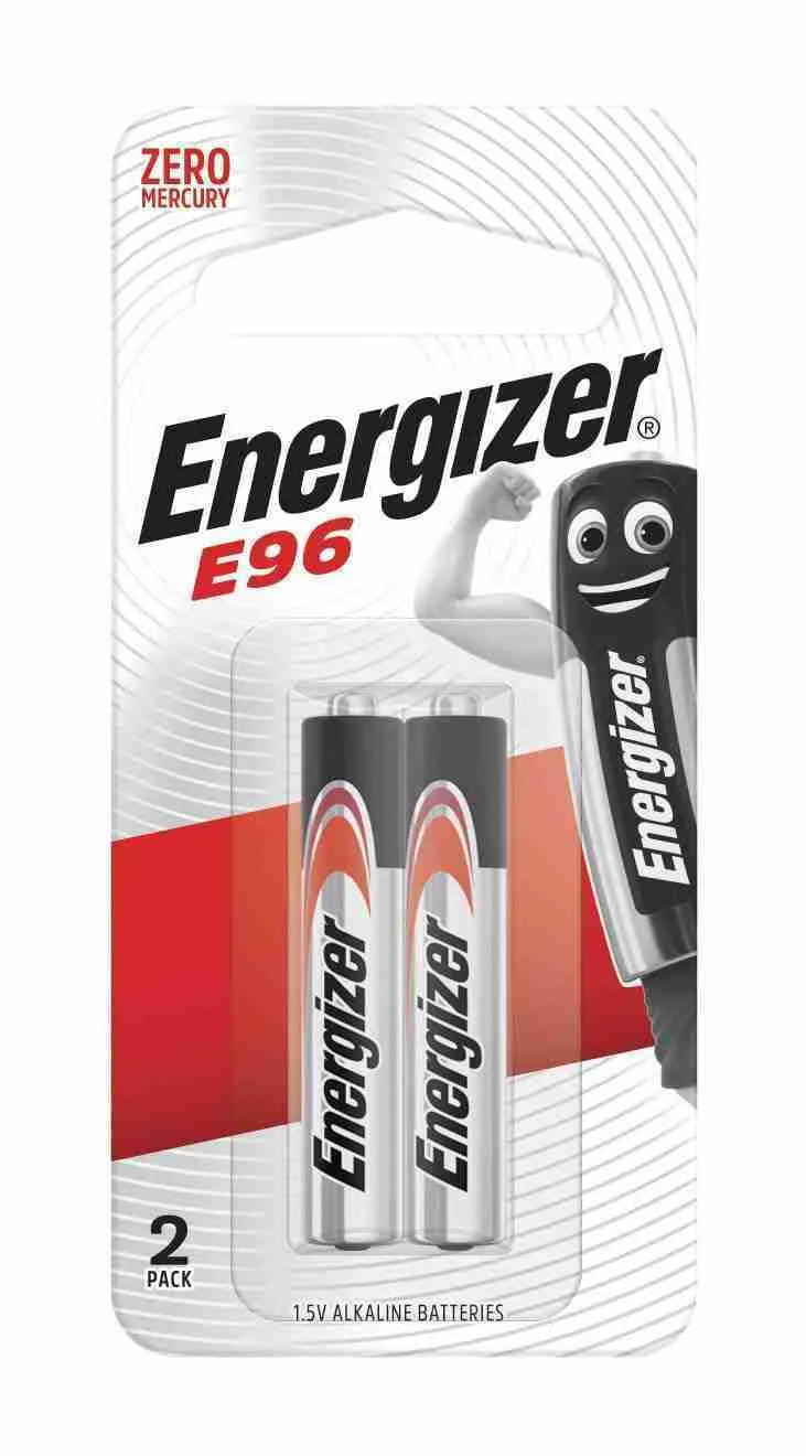 Energizer E96 AAAA Alkaline Battery 1.5V 2 Pack