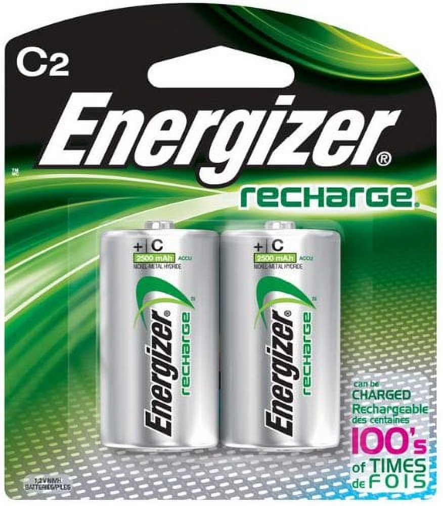 Energizer Size C Rechargeable Batteries