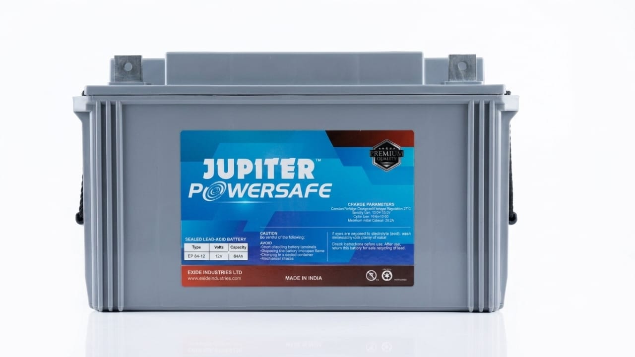 Jupiter PowerSafe 12V 84Ah VRLA Battery for UPS Systems