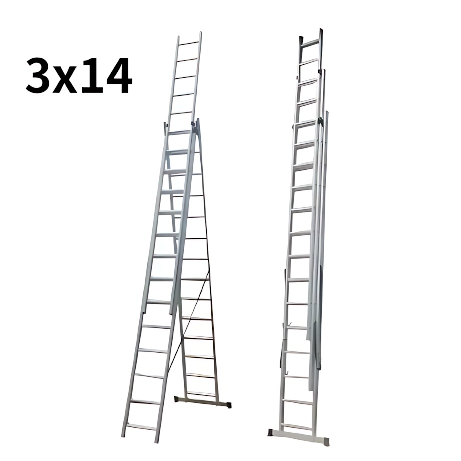 Marangi MEL314 (3 x 14 Step) Aluminium Multipurpose Ladder