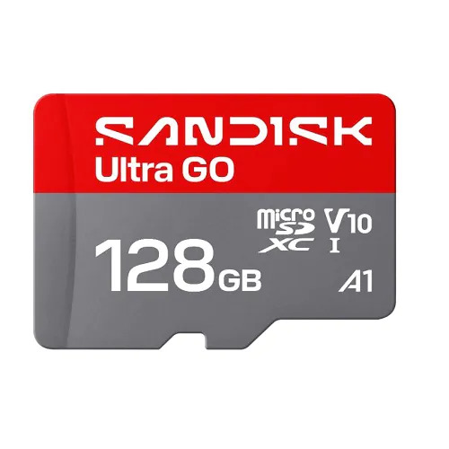 SanDisk Ultra Go 128GB microSD UHS-I Memory Card, Up to 190MB/s, for Smartphones and Tablets