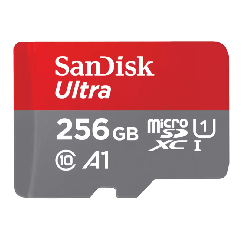 SanDisk Ultra Go 256GB microSD UHS-I Memory Card, Up to 190MB/s, for Smartphones and Tablets