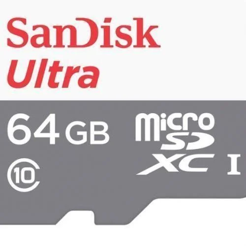 SanDisk Ultra 64GB microSDXC Memory Card (SDSQUAR-064G-GN6MA)