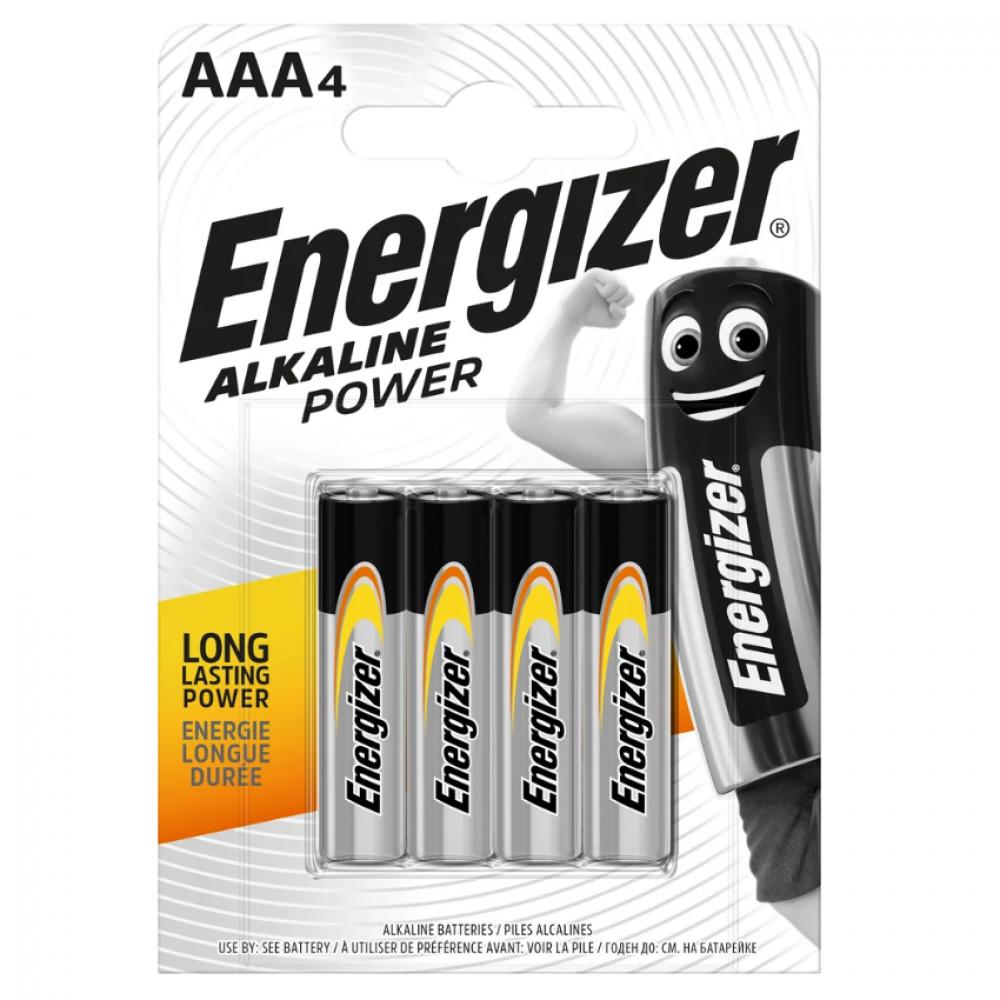 Energizer Alkaline AAA Batteries 1.5V 4 Pack